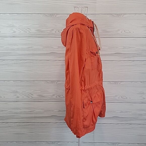 Gap windbreaker in orange lightweight water resistant Size S - Picture 5 of 12